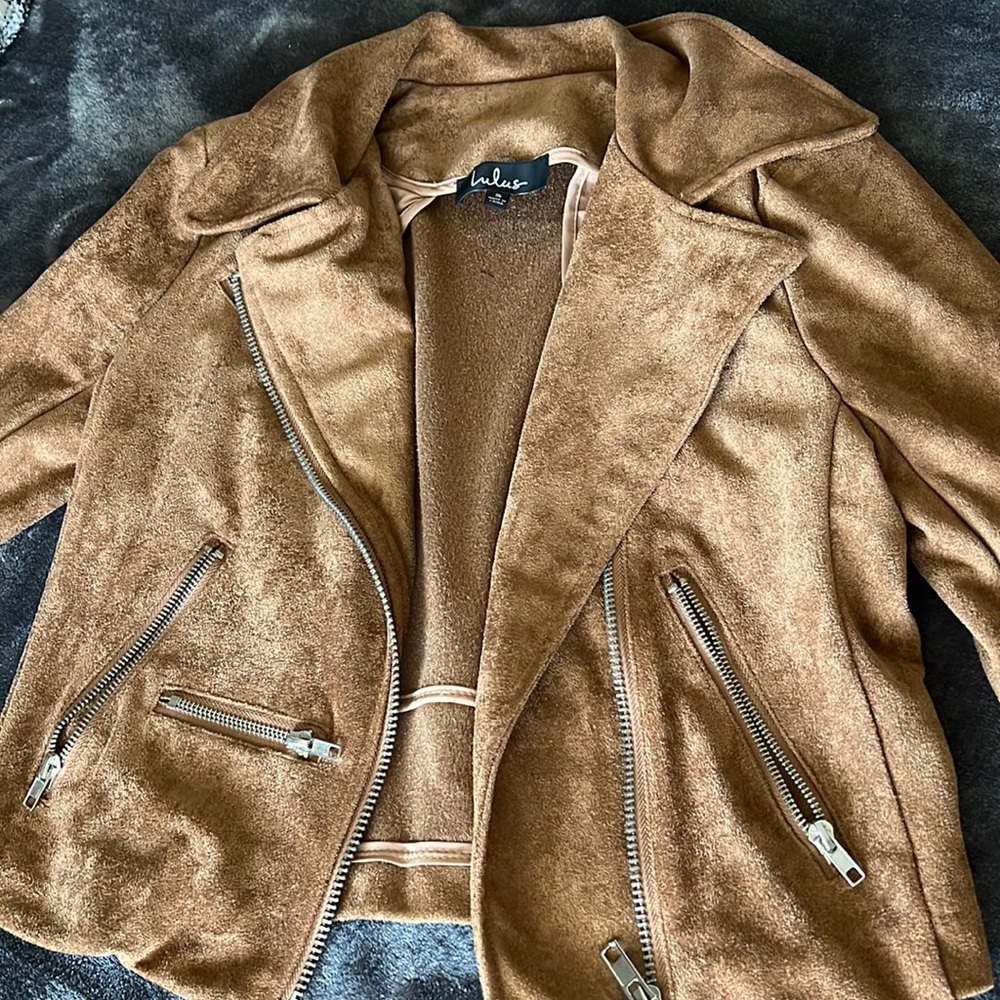 Woman’s suede jacket